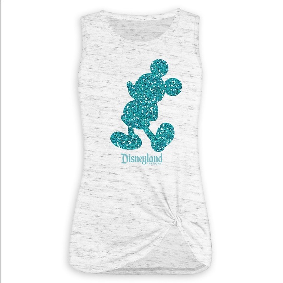 Disneyland Glitter Mickey Mouse Tank - Picture 1 of 1